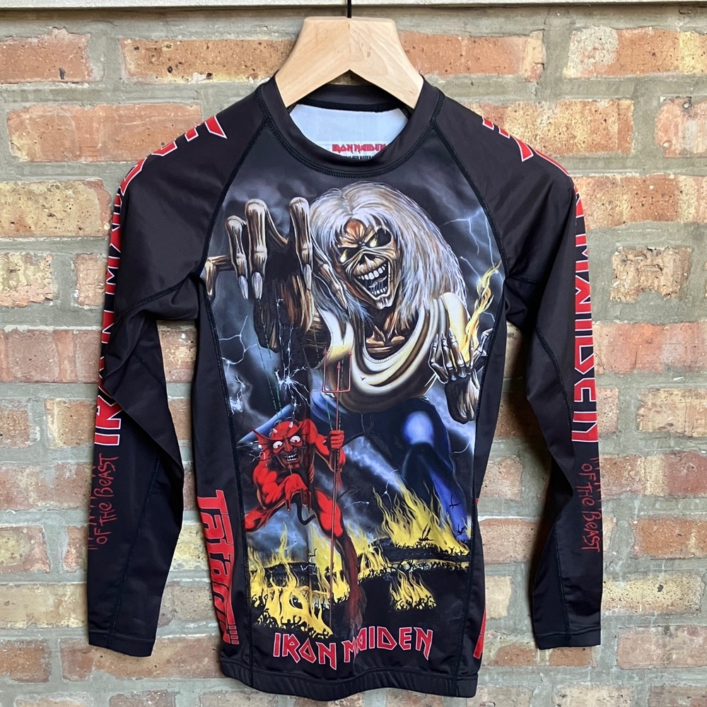 Tatami x Iron Maiden  Number of the Beast Long Sleeve Rashguard